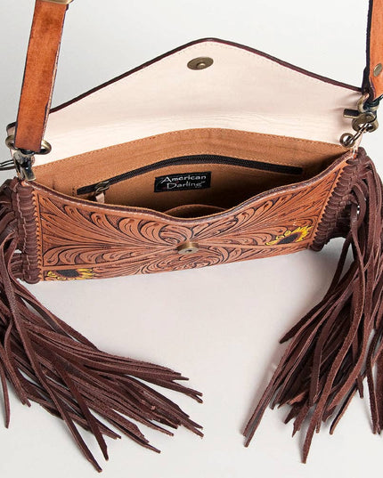 LC-ADBGA124 Envelope Genuine Western Leather Women Bag