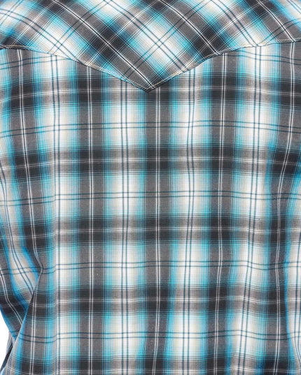 RODEO CLOTHING MEN'S PLAID LONG SLEEVE SNAP PS400l-Sept