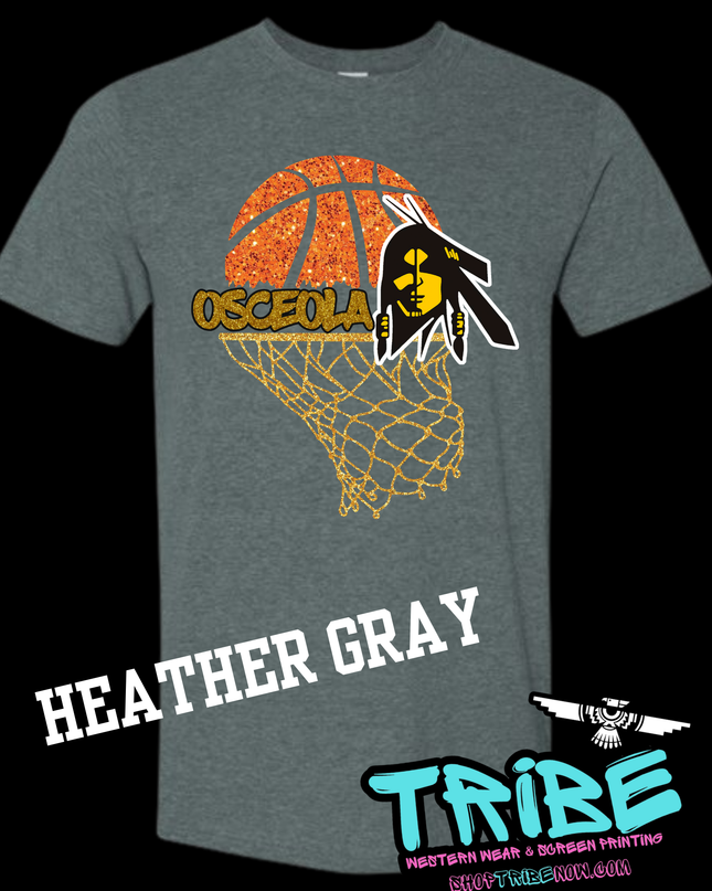 Osceola Faux Glitter Basketball