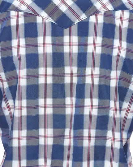 RODEO CLOTHING MEN'S PLAID SHORT SLEEVE SNAP Ps400s-Sept