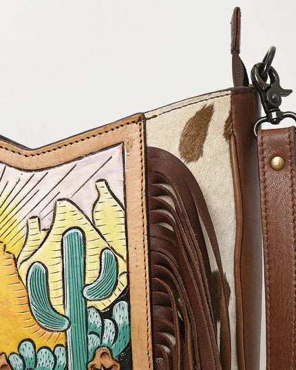 LC-ADBGZ690F Crossbody Genuine Western Leather Women Bag
