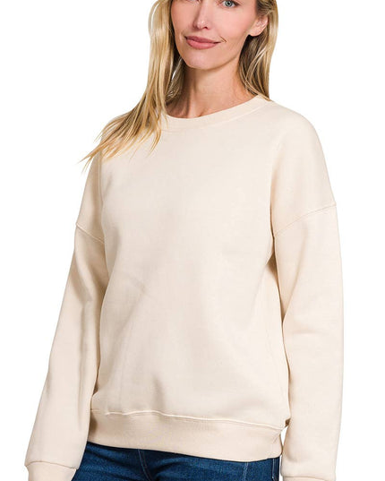 `Basic Casual Sweatshirts Zenana