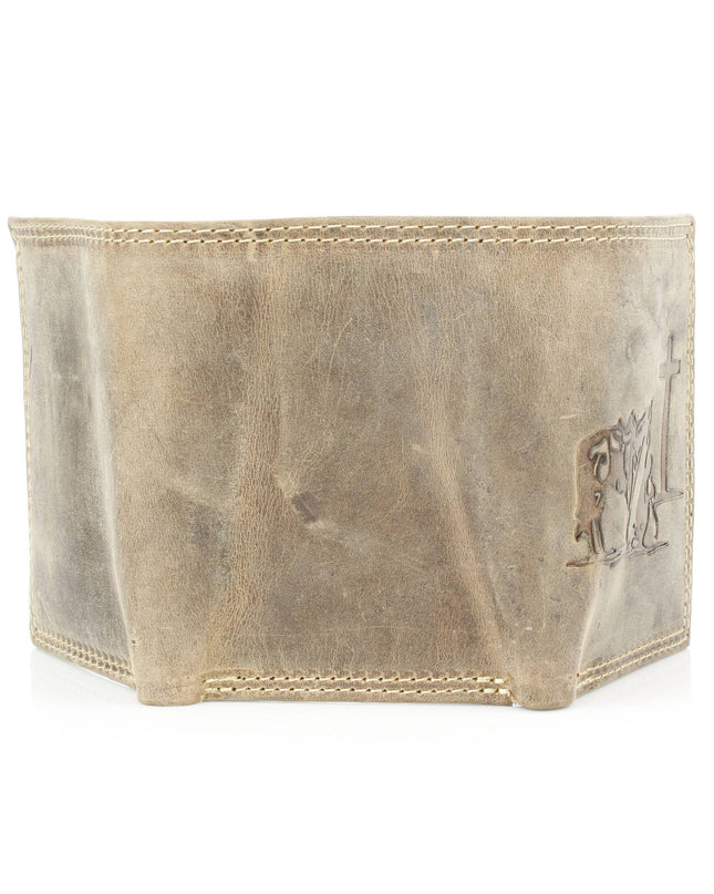 Men’s Tri-Fold Wallet with Cowboy Emboss ABMWVT 04