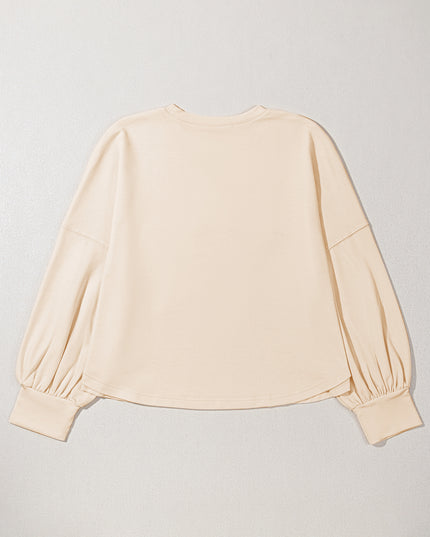 Beige Star Shape Studded Crew Neck Plus Size T Shirt
