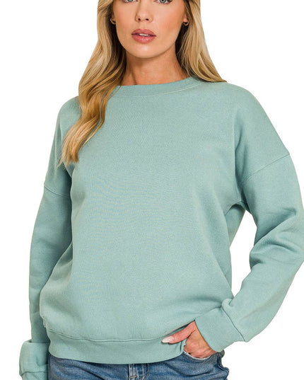 `Basic Casual Sweatshirts Zenana