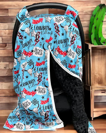 STAY WILD, STRIKE PRINTED CAR SEAT COVER. ZYTG25153008 S