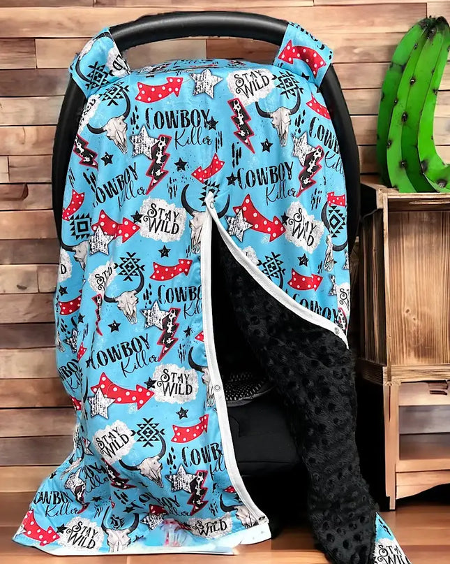 STAY WILD, STRIKE PRINTED CAR SEAT COVER. ZYTG25153008 S