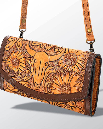 LC-ADBG518 Wallet Genuine Western Leather Women Bag