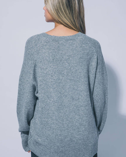 Oversized V Neckline Sweater