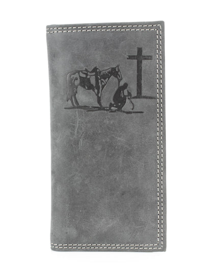 Men’s Rodeo Wallet with Cowboy Emboss ABMWVT 06