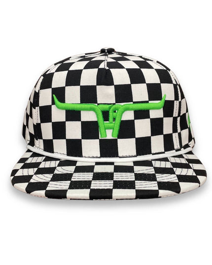 "CA Longhorn" Green Puff - Finish Line, Snapback Cap
