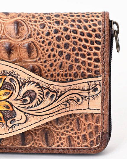 ADBG1190 Wallet Genuine Western Leather Women Bag