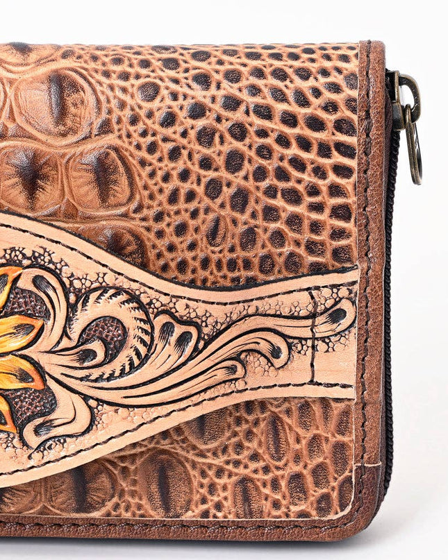 ADBG1190 Wallet Genuine Western Leather Women Bag