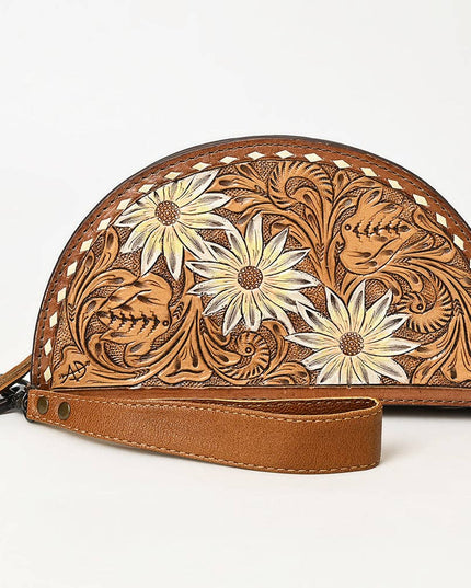 ADBG1433A Taco Hand Tooled Genuine Western Leather Women Bag