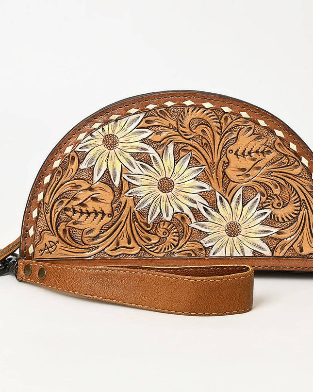 ADBG1433A Taco Hand Tooled Genuine Western Leather Women Bag