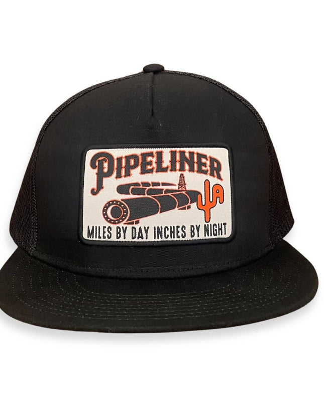 "Pipeliner" - 6006 Black/ Black Mesh, Snapback Cap (WESA JAN 2024)