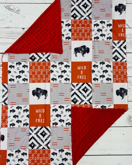 Wild and Free Baby Cows Blanket