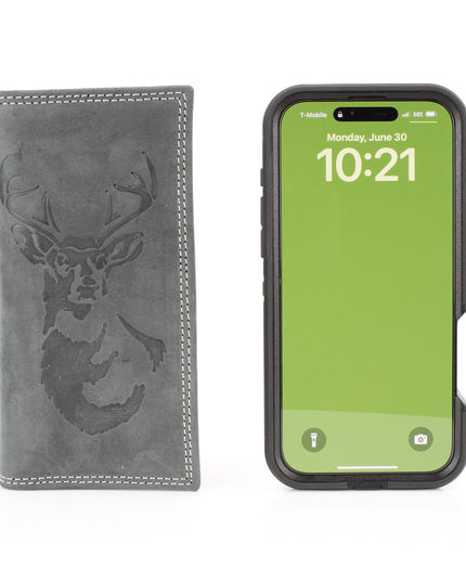 Men’s Rodeo Wallet with Deer Emboss ABMWVT 07