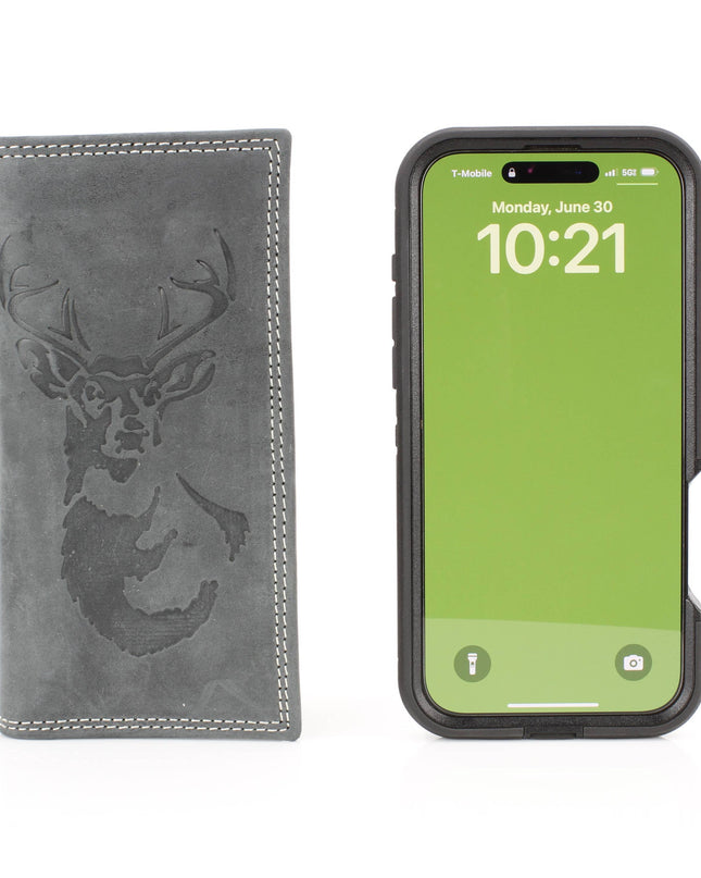 Men’s Rodeo Wallet with Deer Emboss ABMWVT 07
