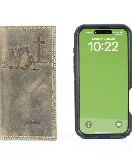 Men’s Rodeo Wallet with Cowboy Emboss ABMWVT 06
