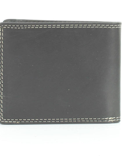 Oil Pull Up Embossed Steer Bifold Wallet ABB 006