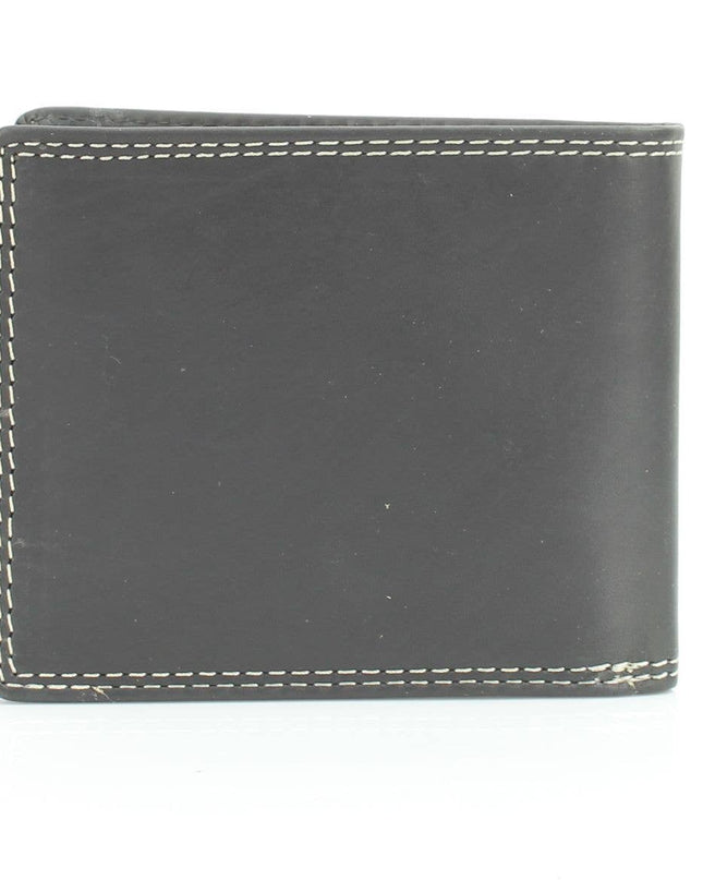 Oil Pull Up Embossed Steer Bifold Wallet ABB 006