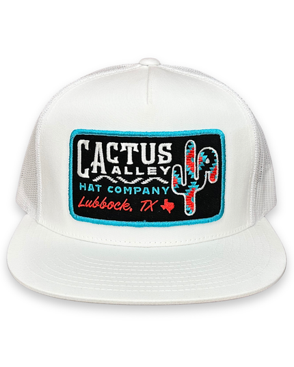 "New Mexico" - CA 6006 White/ White Mesh, Snapback Cap (2025)