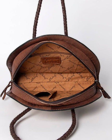 LC-ADBG517BRW Taco Hair-On Genuine Western Leather Women Bag