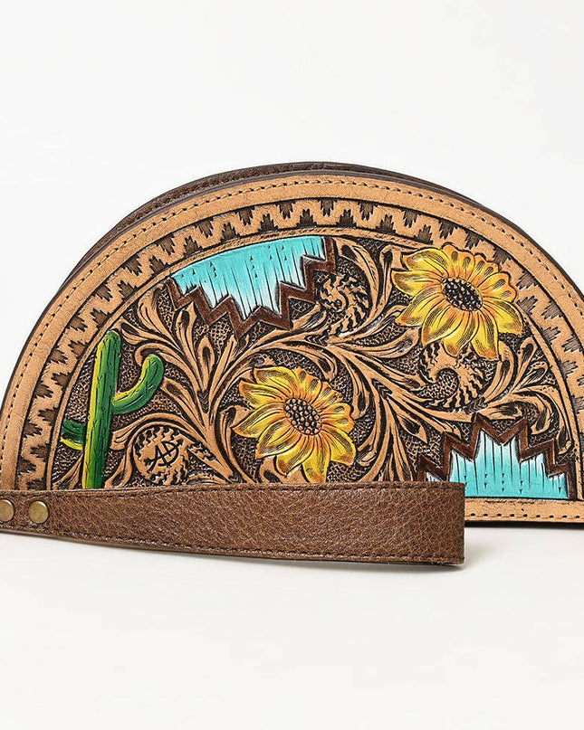 ADBG1433A Taco Hand Tooled Genuine Western Leather Women Bag
