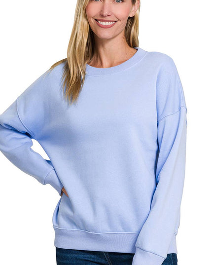 `Basic Casual Sweatshirts Zenana