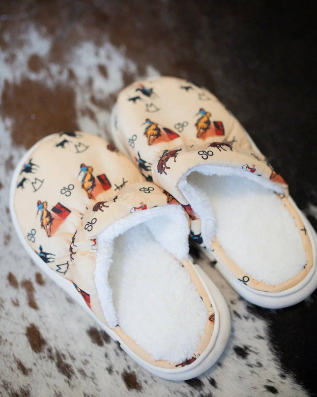 Vintage Cowboy Slippers