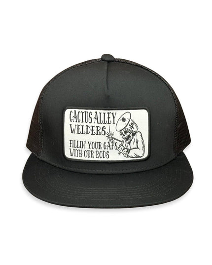"Welder" - 6006 Black/ Black Mesh, Snapback Cap (2025)